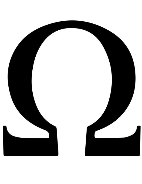 omega symbolism|omega symbol with line underneath.